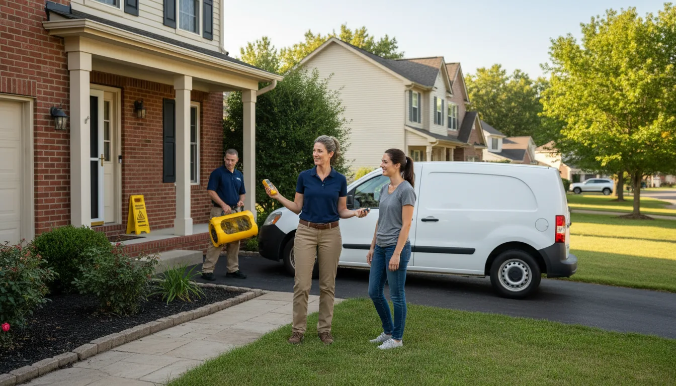 Water restoration image for Home Water Damage Repair in Freeport, TX